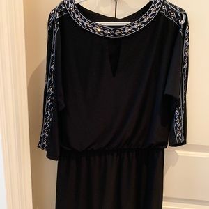 WHBM Black detailed dress